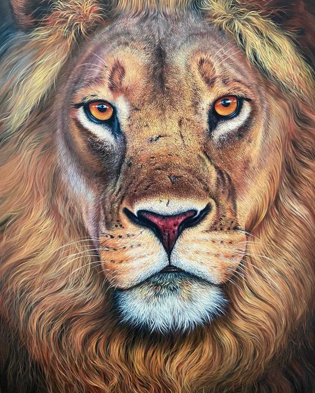 Majestic Lion Portrait